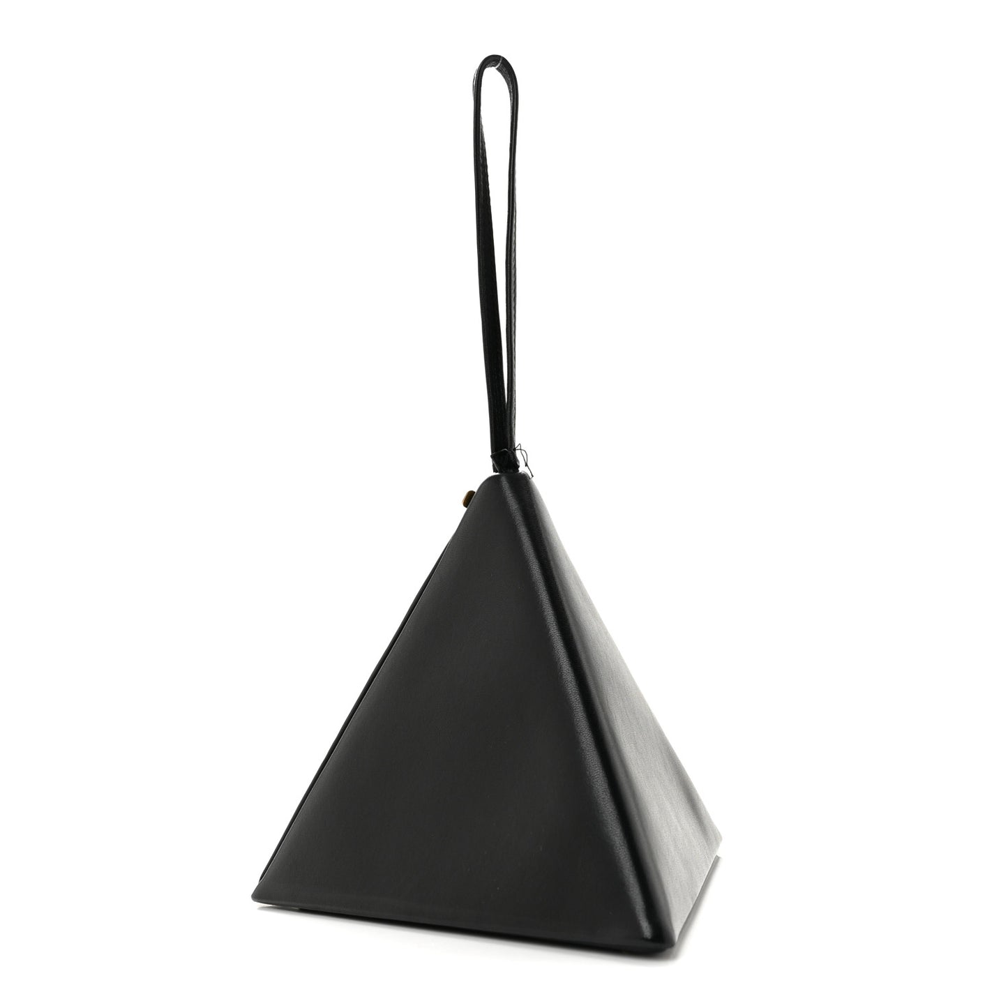 Lambskin Pyramid Clutch Black