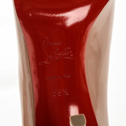 Christian Louboutin Patent Simple 100 Pumps 39.5 Nude 6 of 6