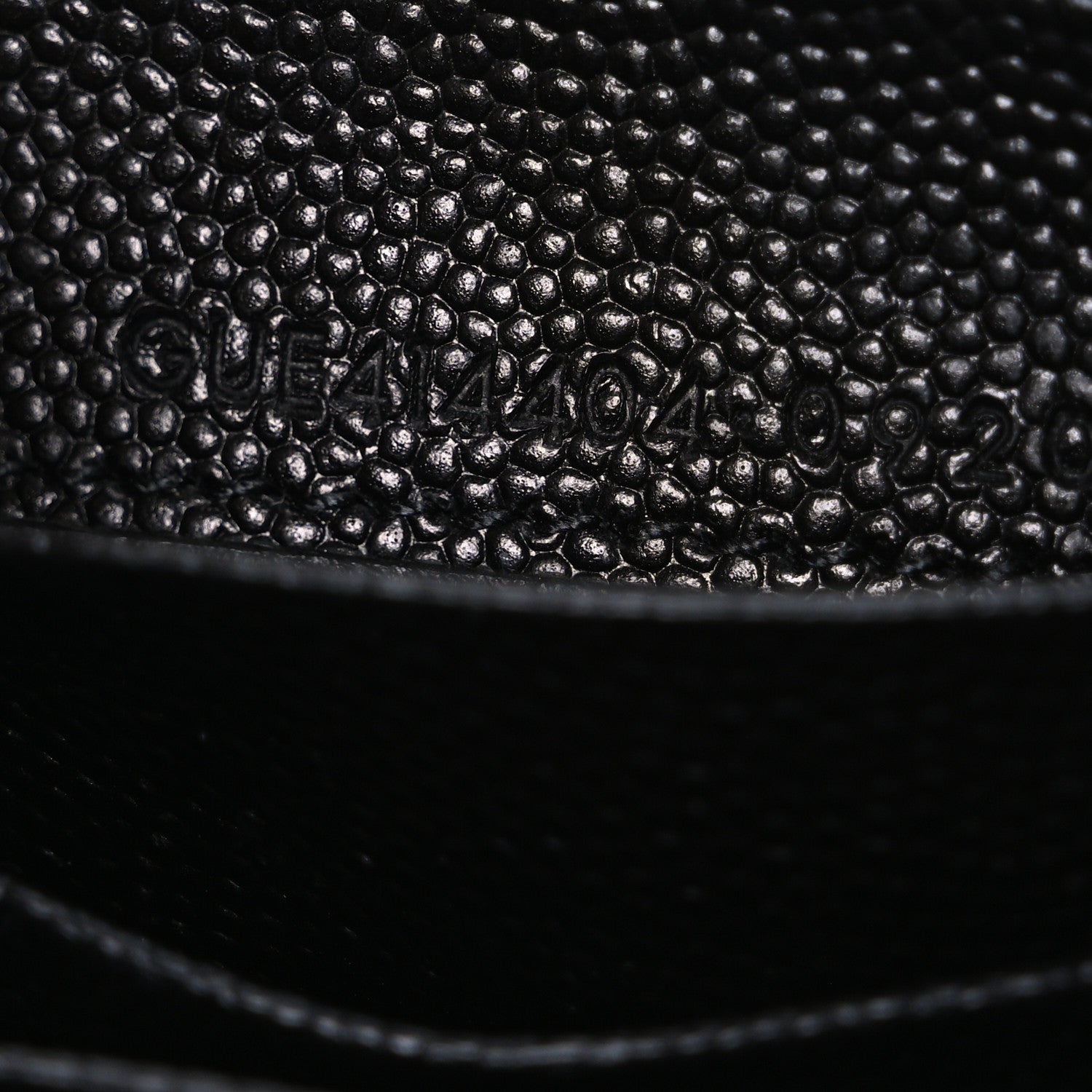 Saint Laurent Grain De Poudre Matelasse Chevron Small Monogram Envelope Wallet Black 7 of 7