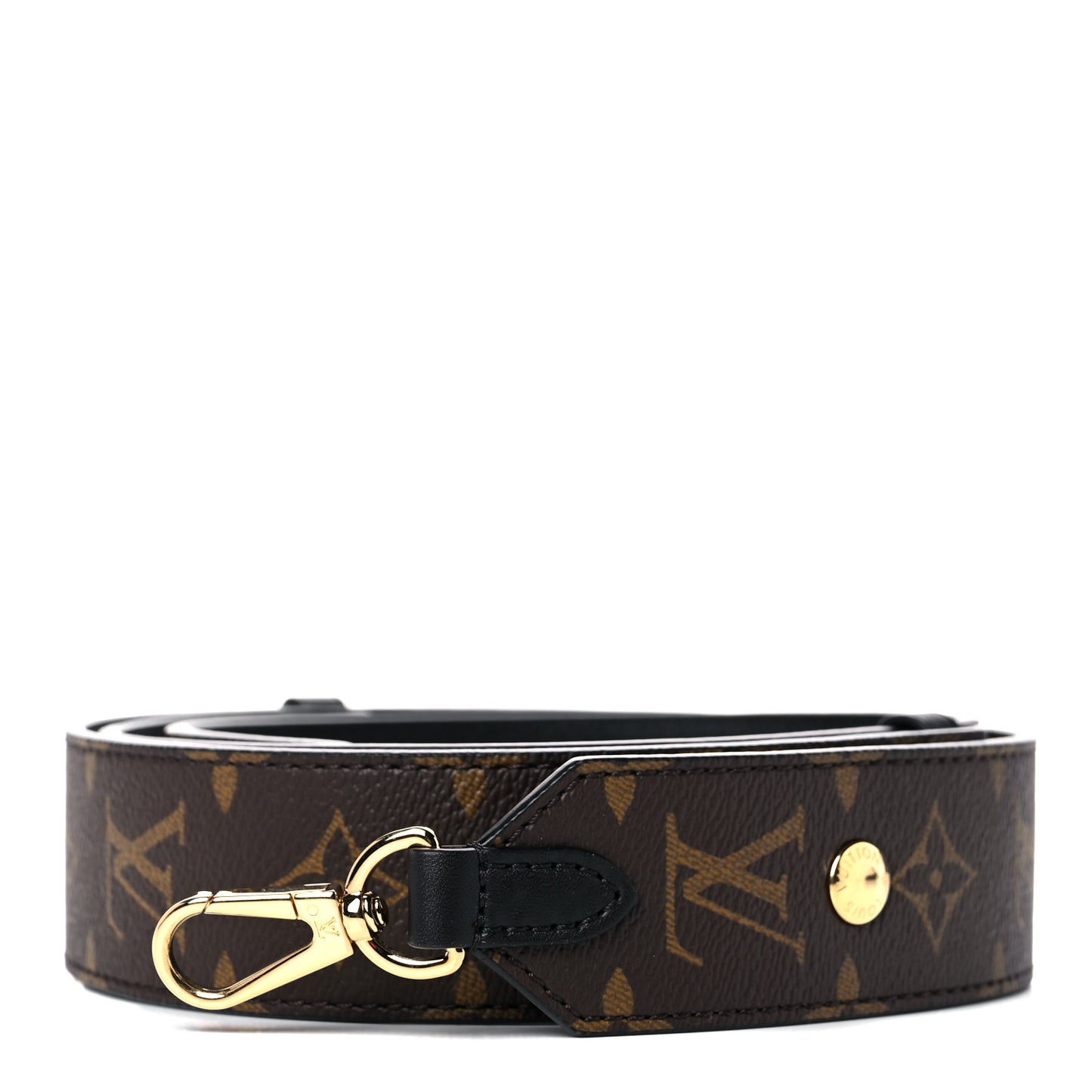 Monogram Adjustable Bandouliere Shoulder Strap Black