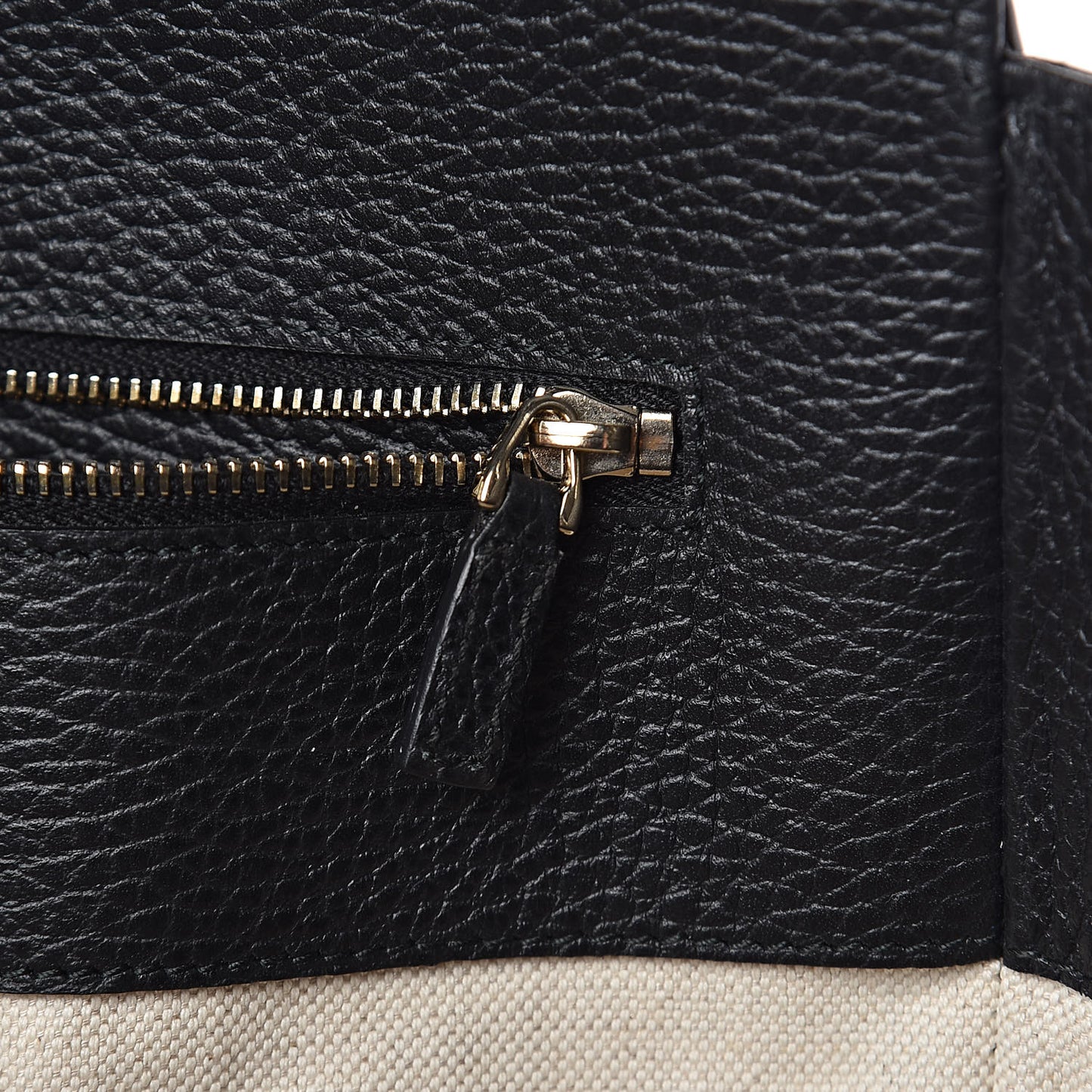 Pebbled Calfskin Medium Swing Tote Black
