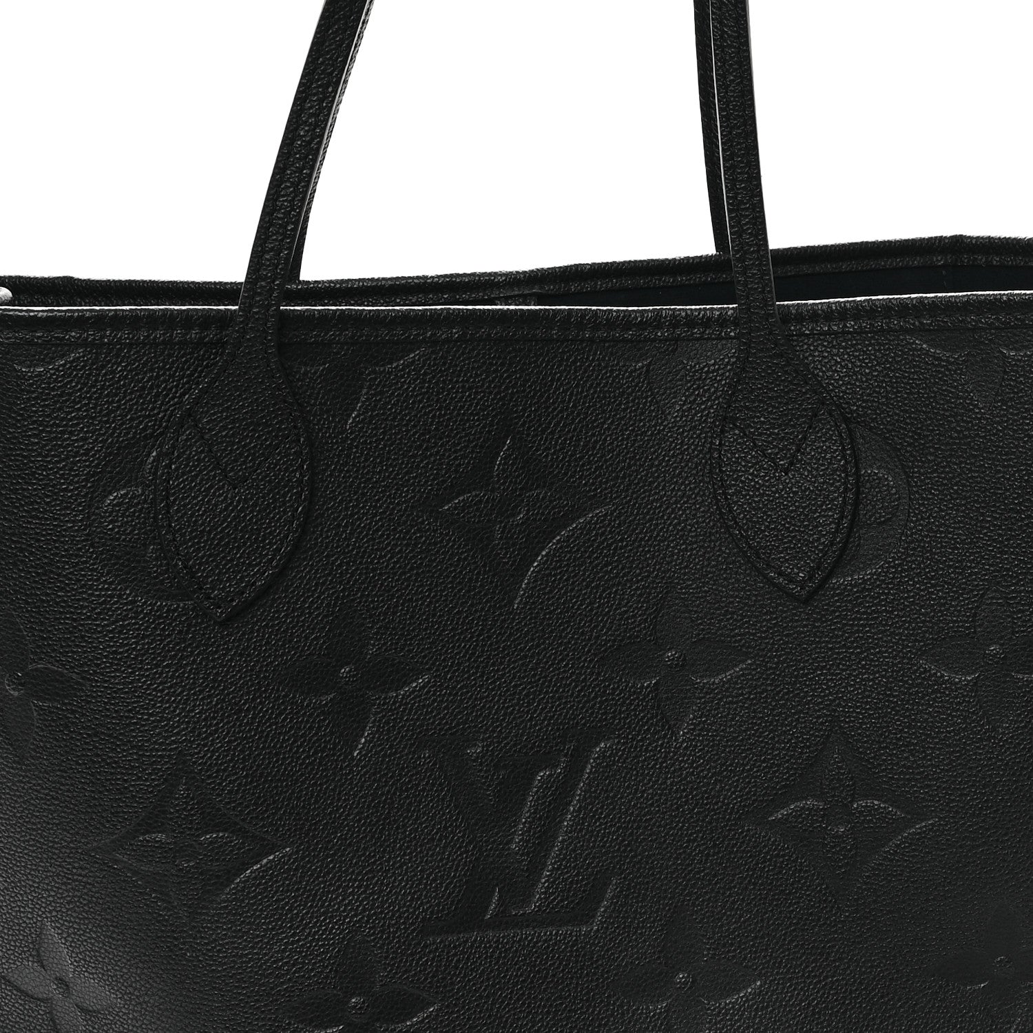 Louis Vuitton Empreinte Monogram Giant Neverfull MM Black 6 of 11