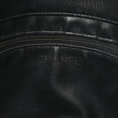 Chanel Lambskin Quilted Shopping Tote Black 6 of 9