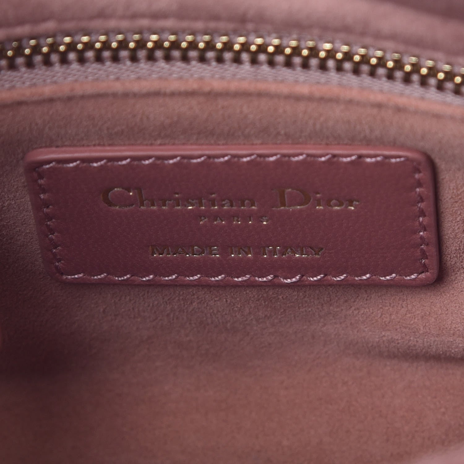 Christian Dior Velvet Mini Lady Dior Pink 8 of 10