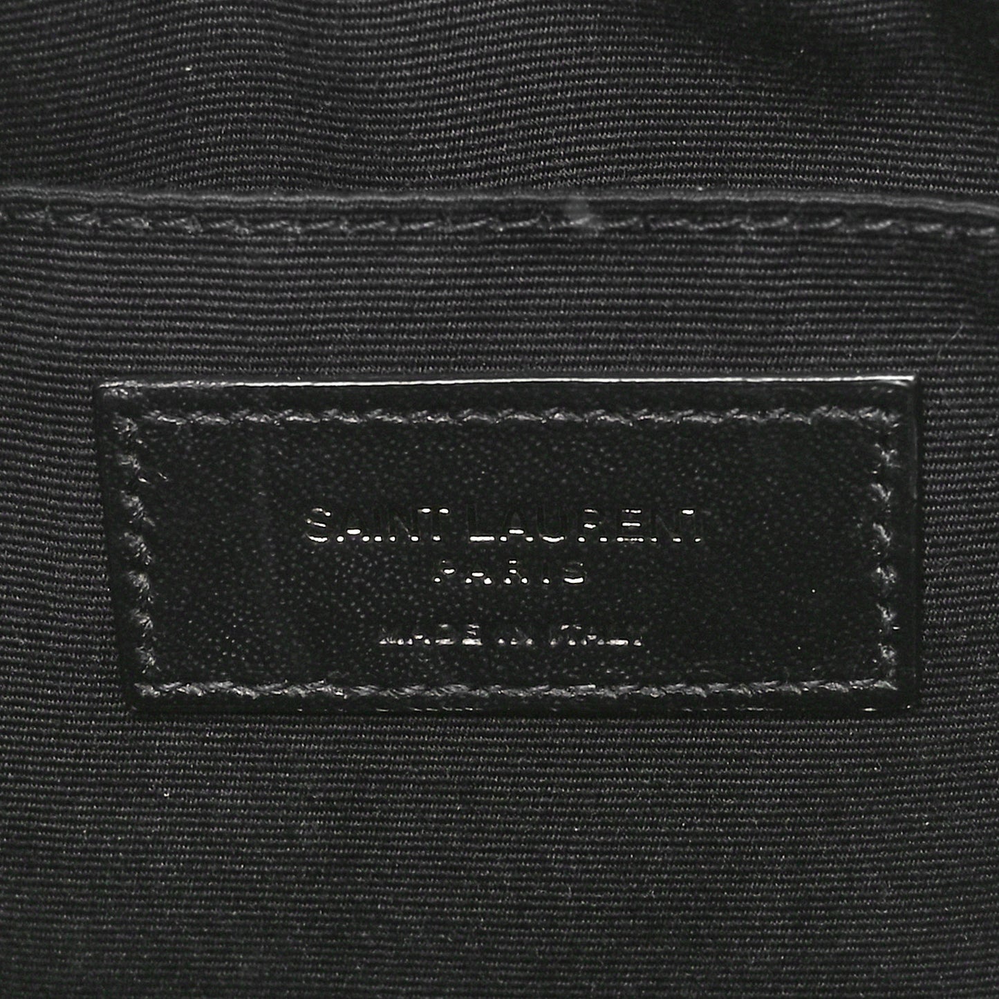 Calfskin Matelasse Monogram Monochrome Lou Camera Bag Black