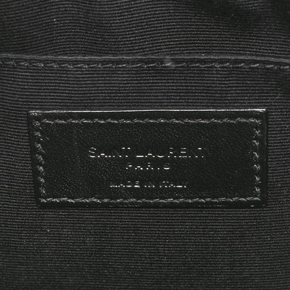 Saint Laurent Calfskin Matelasse Monogram Monochrome Lou Camera Bag Black 6 of 10