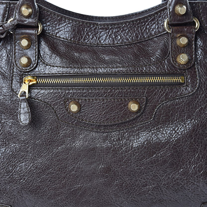 Balenciaga Agneau Giant 12 Gold Hardware Velo Charbon 8 of 12