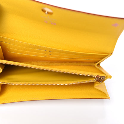 Louis Vuitton Monogram Multicolor Sarah Wallet White Citron 4 of 7
