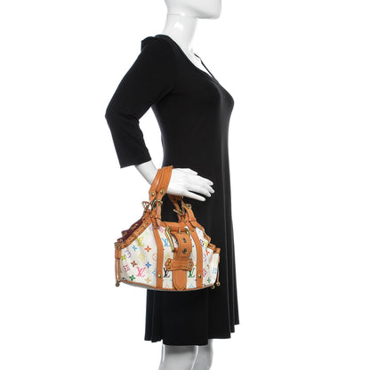 Louis Vuitton Monogram Multicolor Theda GM White 2 of 12