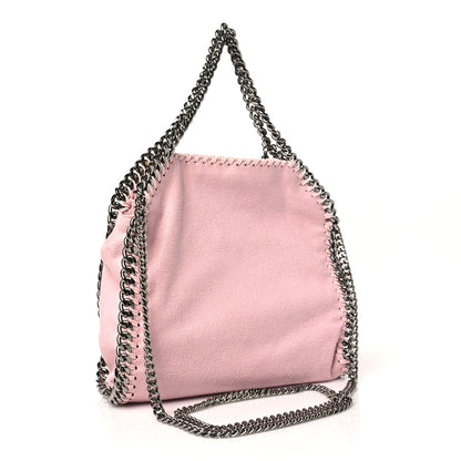 Stella McCartney Shaggy Deer Mini Falabella Fold Over Tote Pink 3 of 9