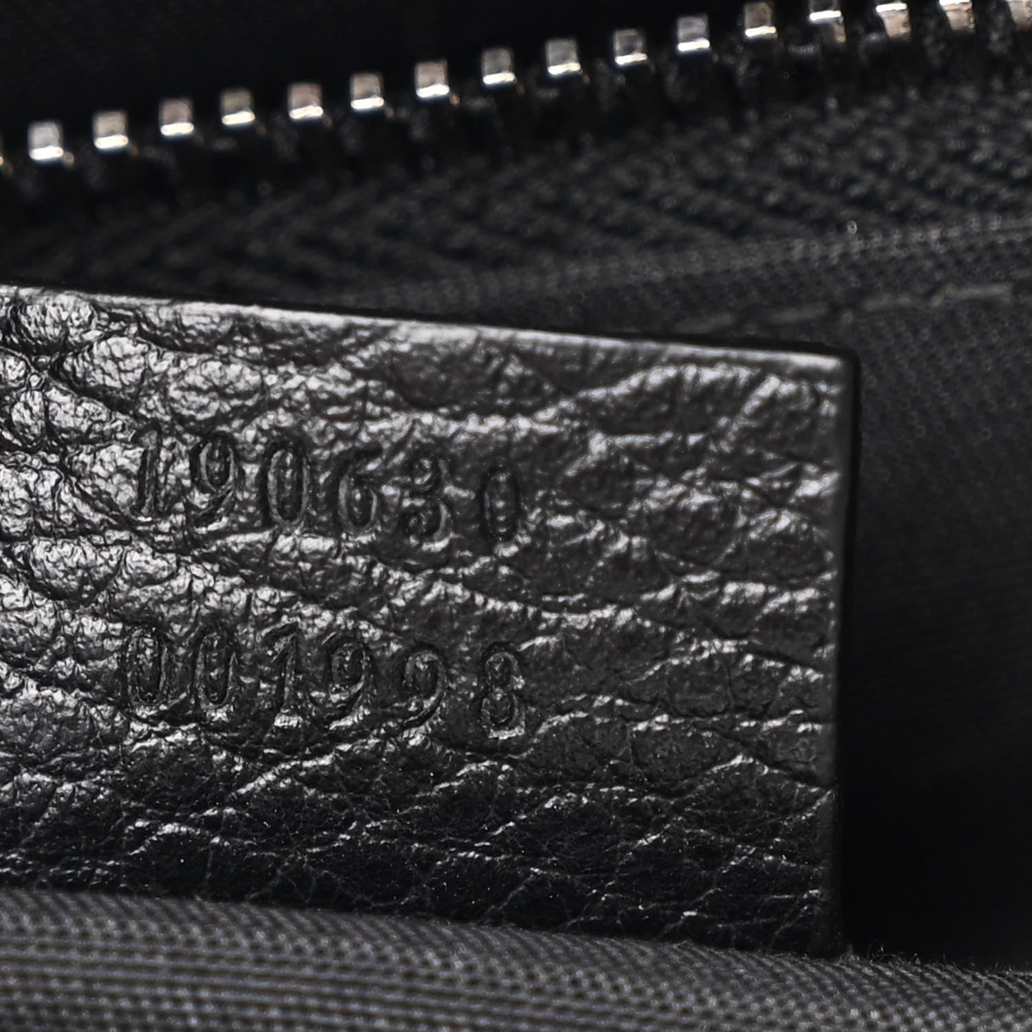 Gucci Nylon Monogram Executive Bag Black 9 of 15