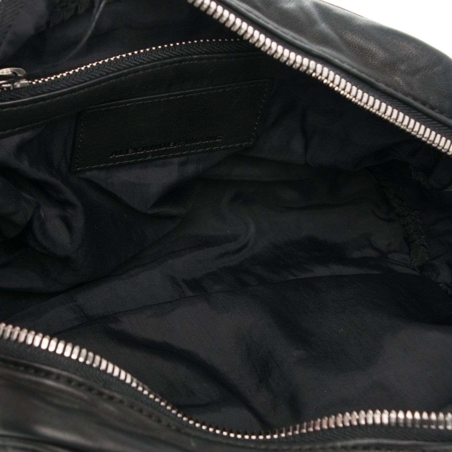 Washed Lambskin Brenda Chain Black