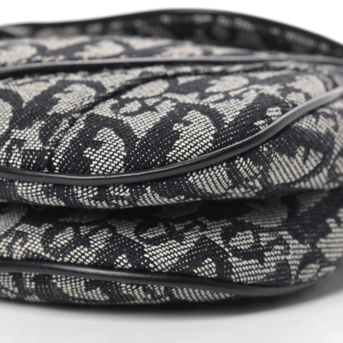 Monogram Double Saddle Bag Black