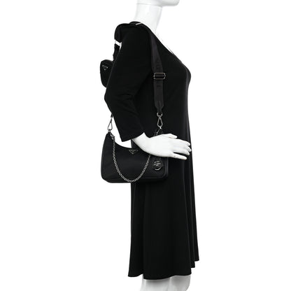 Prada Re-Nylon Saffiano Re-Edition 2005 Shoulder Bag Black 2 of 11