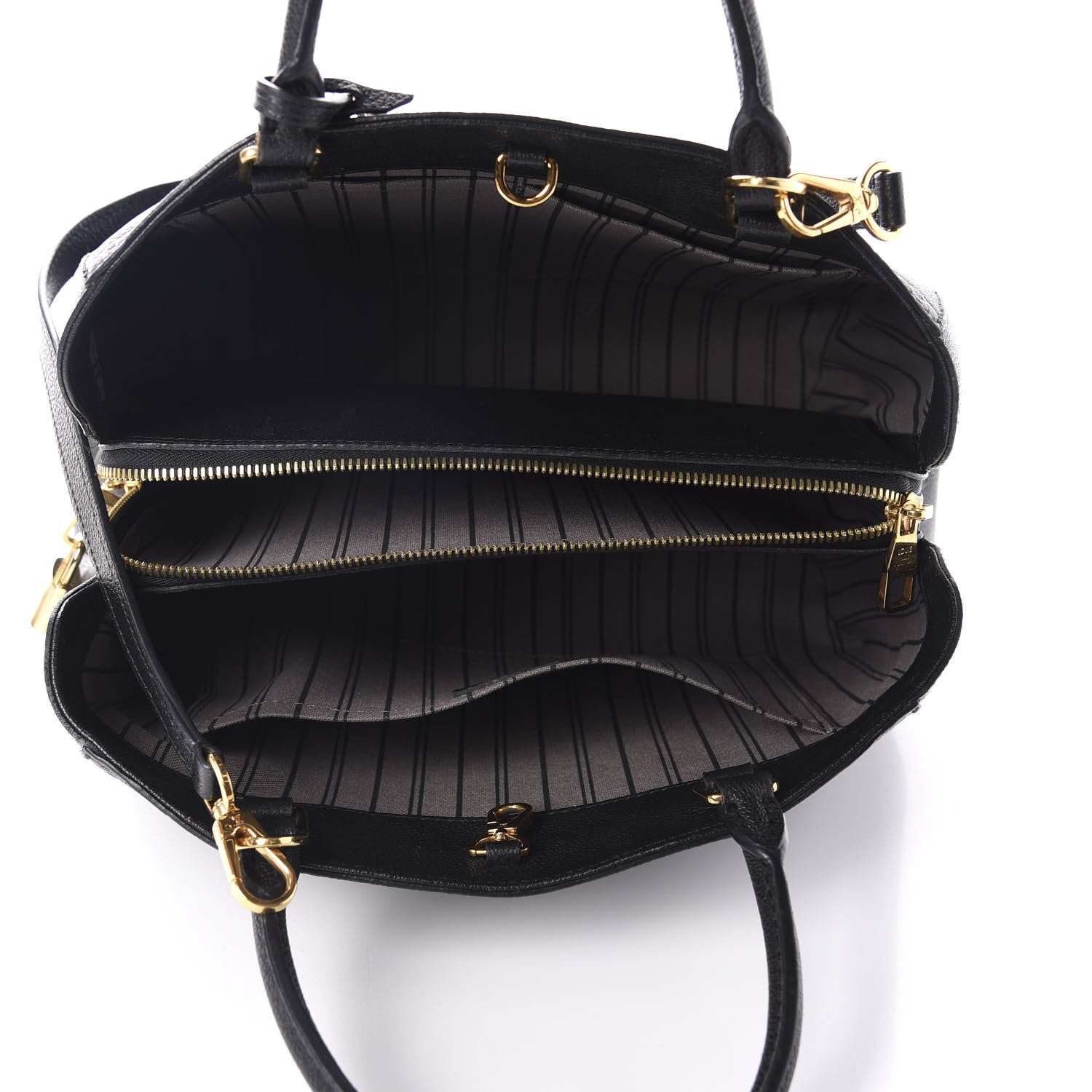 Louis Vuitton Empreinte Montaigne MM Black 5 of 13