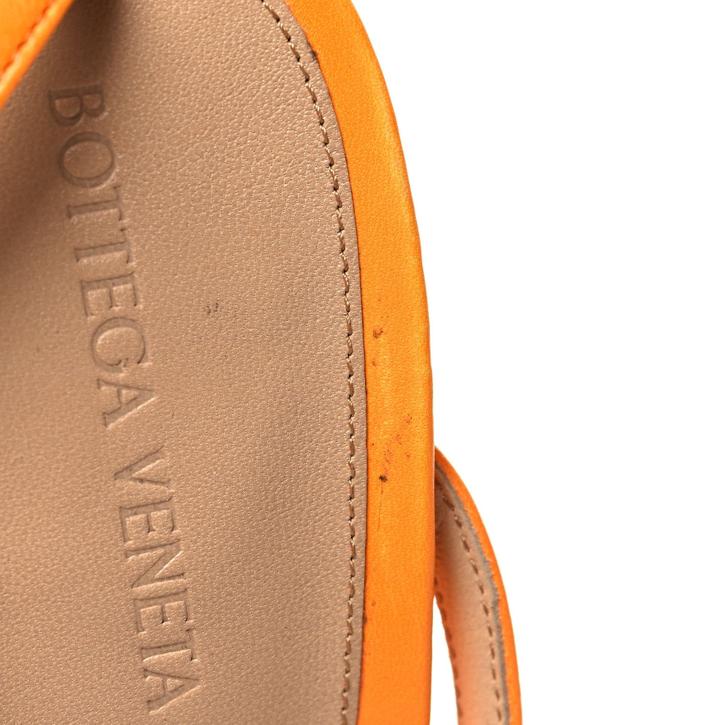 Lambskin Stretch Multi Strap 90mm Sandals 41 Tangerine