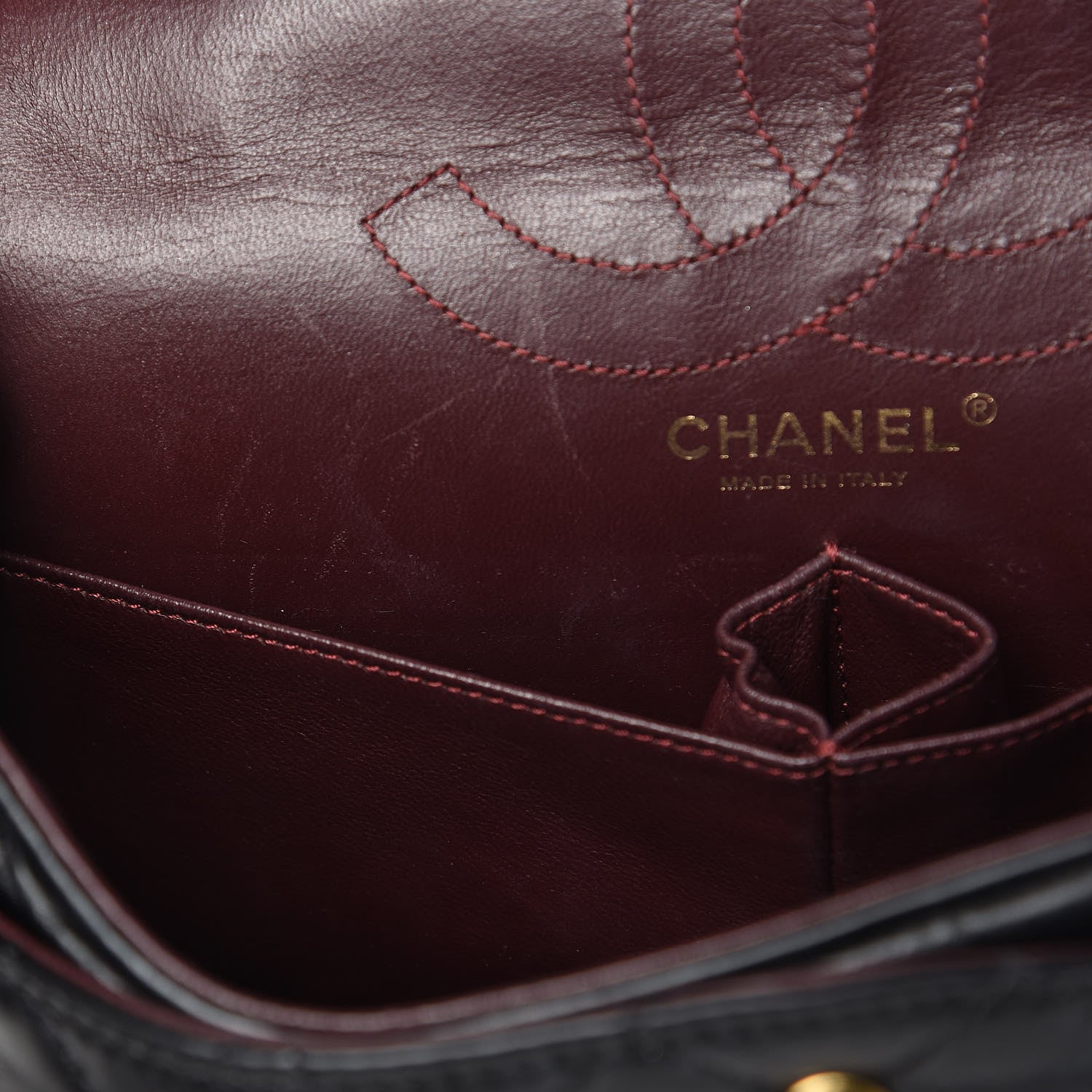 Chanel Aged Calfskin Quilted 2.55 Reissue 226 Flap Black 14 of 16