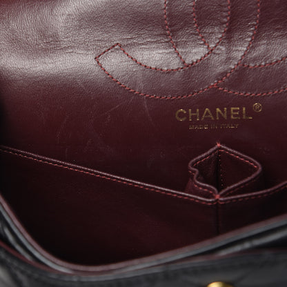 Chanel Aged Calfskin Quilted 2.55 Reissue 226 Flap Black 14 of 16