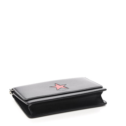 Givenchy Calfskin Star Pandora Chain Wallet Black 4 of 10