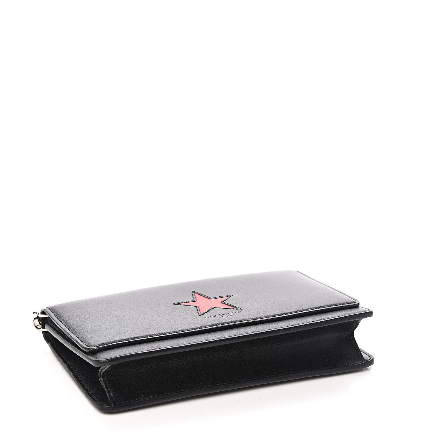 Givenchy Calfskin Star Pandora Chain Wallet Black 3 of 10