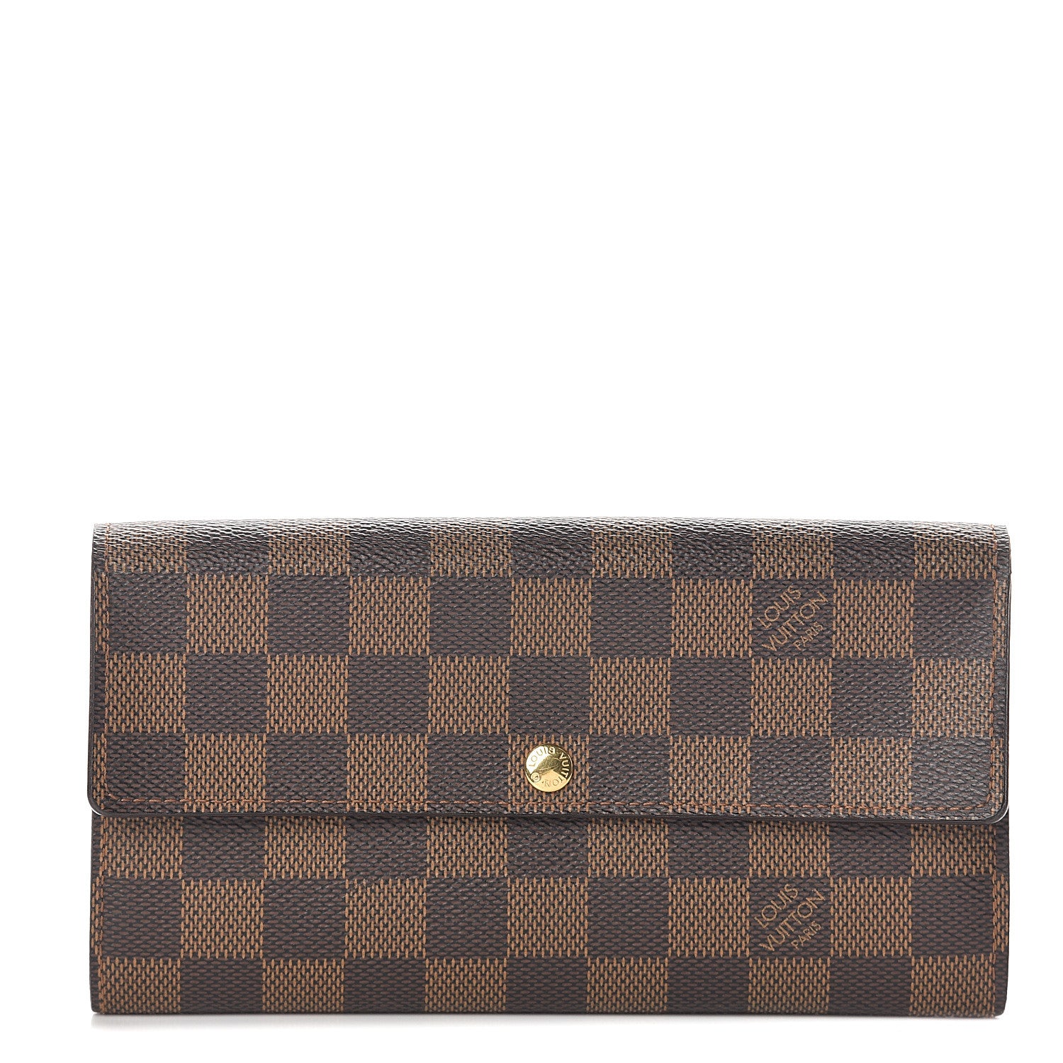 Louis Vuitton Damier Ebene Sarah Wallet 1 of 5