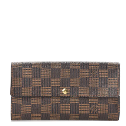 Louis Vuitton Damier Ebene Sarah Wallet 1 of 5