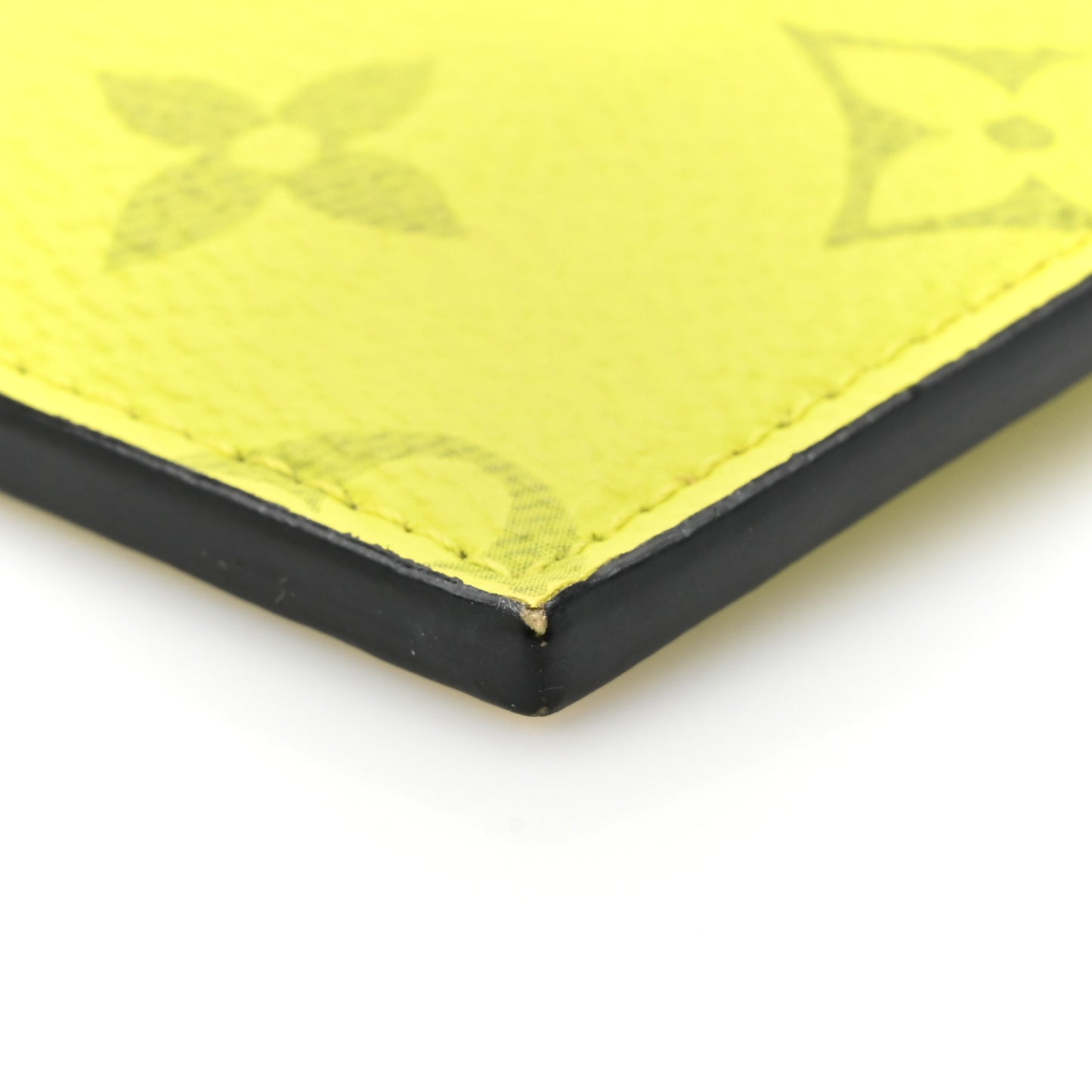 Monogram Taiga Coin Card Holder Yellow
