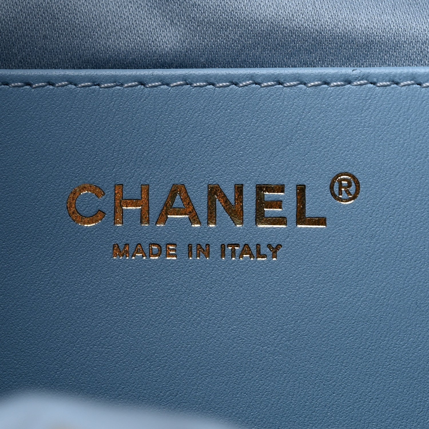 Chanel Washed Denim Quilted Medium Chanel 25 Handbag Blue 7 of 13