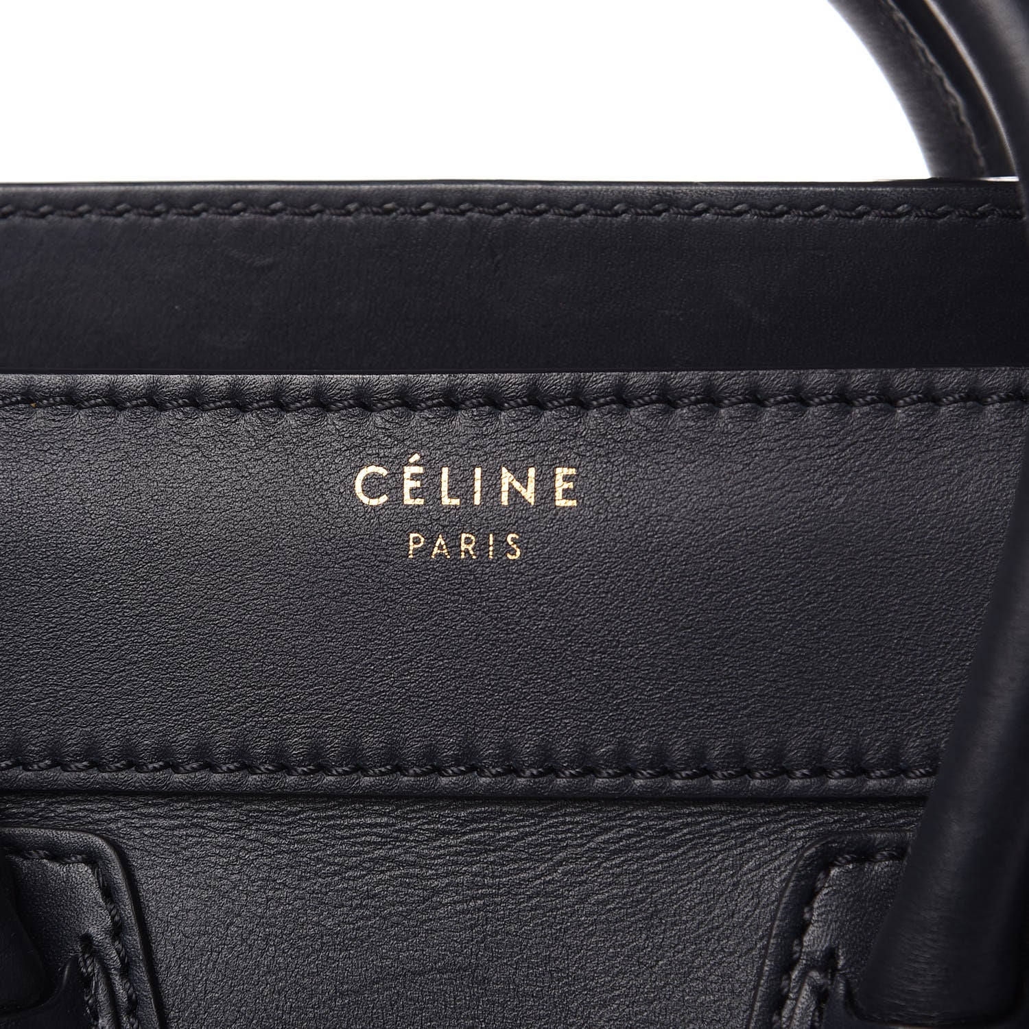 Celine Smooth Calfskin Micro Luggage Navy Blue 10 of 13