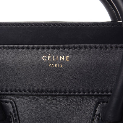 Celine Smooth Calfskin Micro Luggage Navy Blue 10 of 13