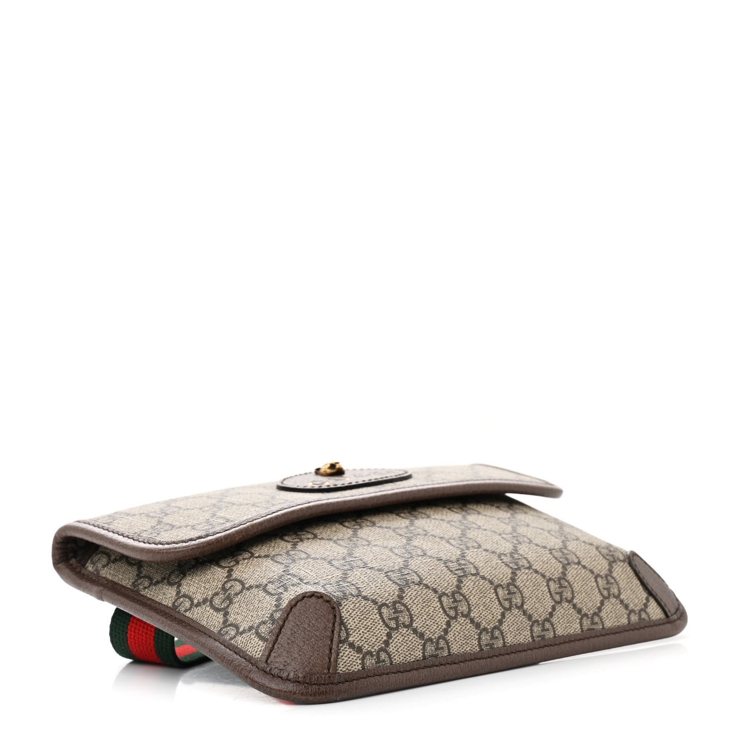 Gucci GG Supreme Monogram Neo Vintage Web Belt Bag Brown 4 of 11