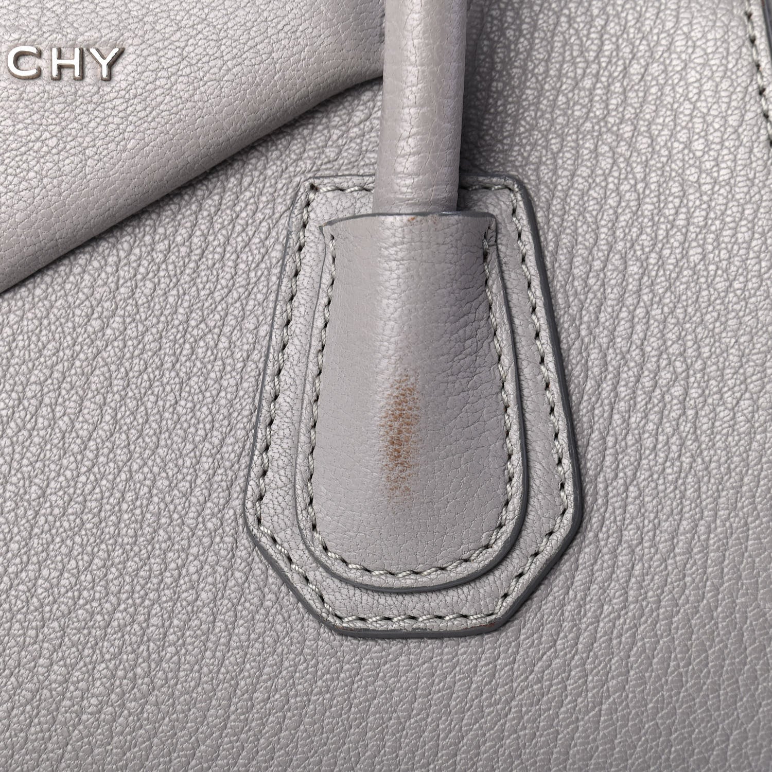 Givenchy Sugar Goatskin Small Antigona Pearl Grey 10 of 12