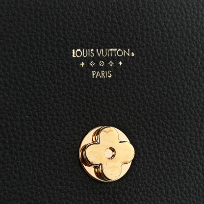 Louis Vuitton Grained Calfskin LV Pont 9 Soft PM Black 7 of 11
