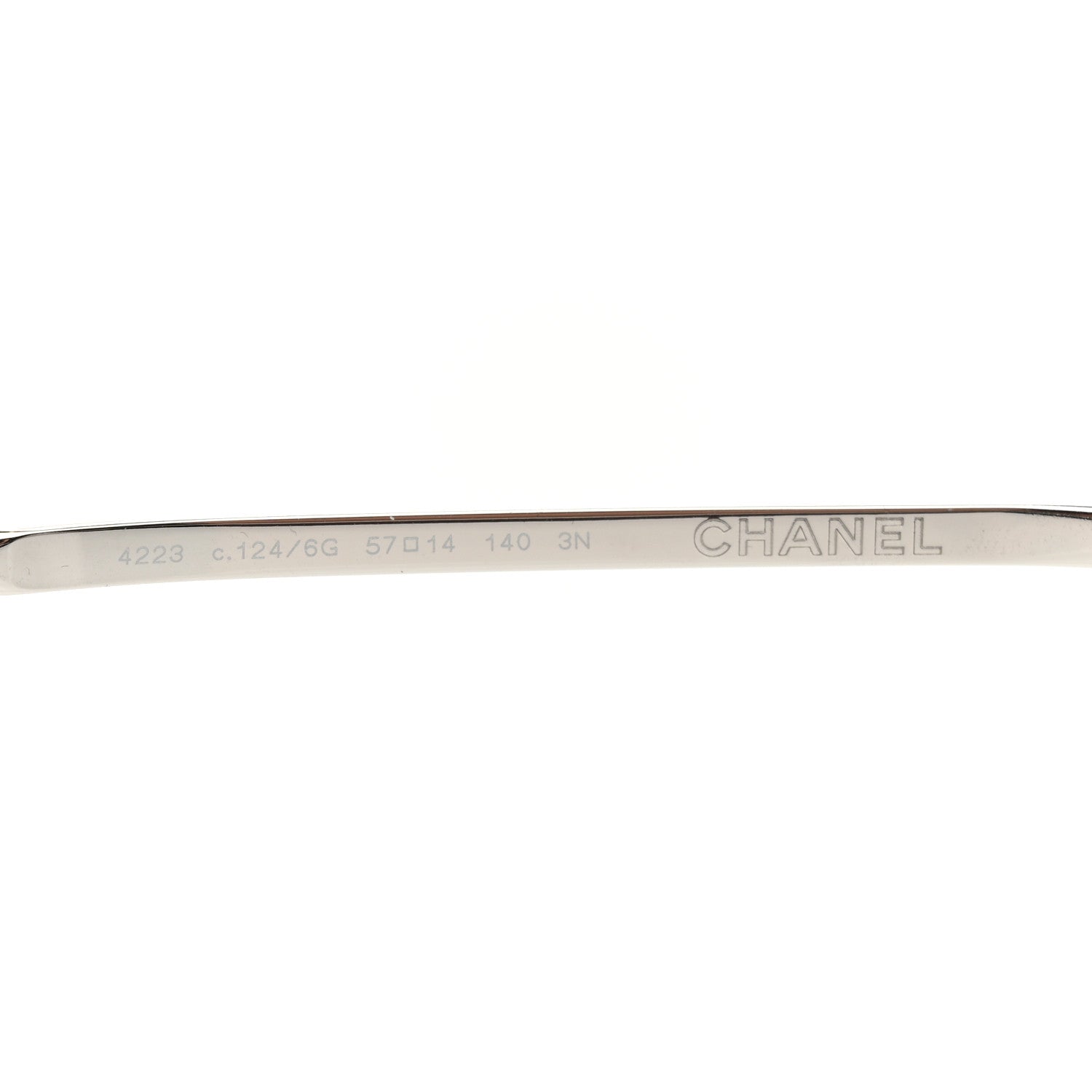 Chanel Pilot Summer Aviator Sunglasses 4223 Silver 5 of 8