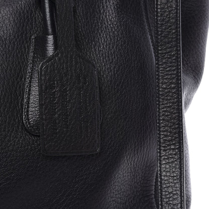 Prada Vitello Daino Twin Pocket Tote Black 10 of 13