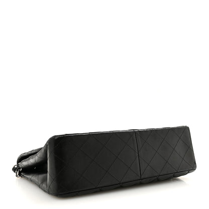 Chanel Lambskin Quilted Jumbo Single Flap Black 4 of 13