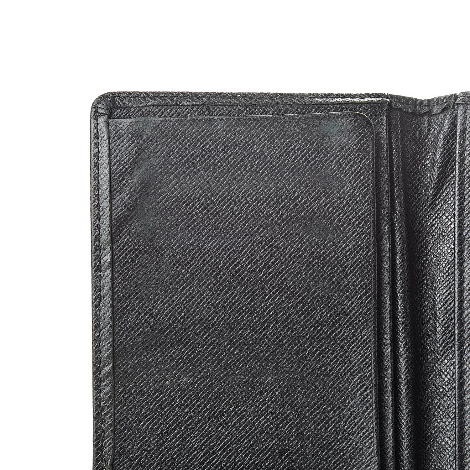 Louis Vuitton Taiga Porte Valeurs Organizer Wallet Black 8 of 15