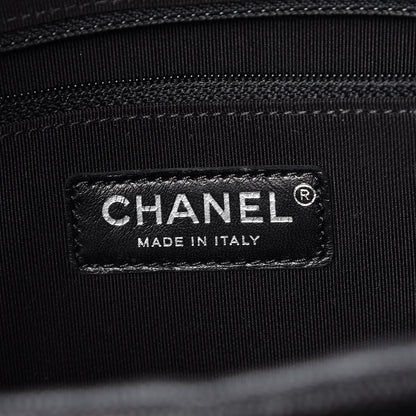Chanel Caviar Quilted Large Urban Companion Top Handle Shopping Tote Black 7 of 9