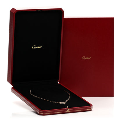 Cartier 18K Pink Gold Diamond Juste Un Clou Chain Necklace 5 of 5