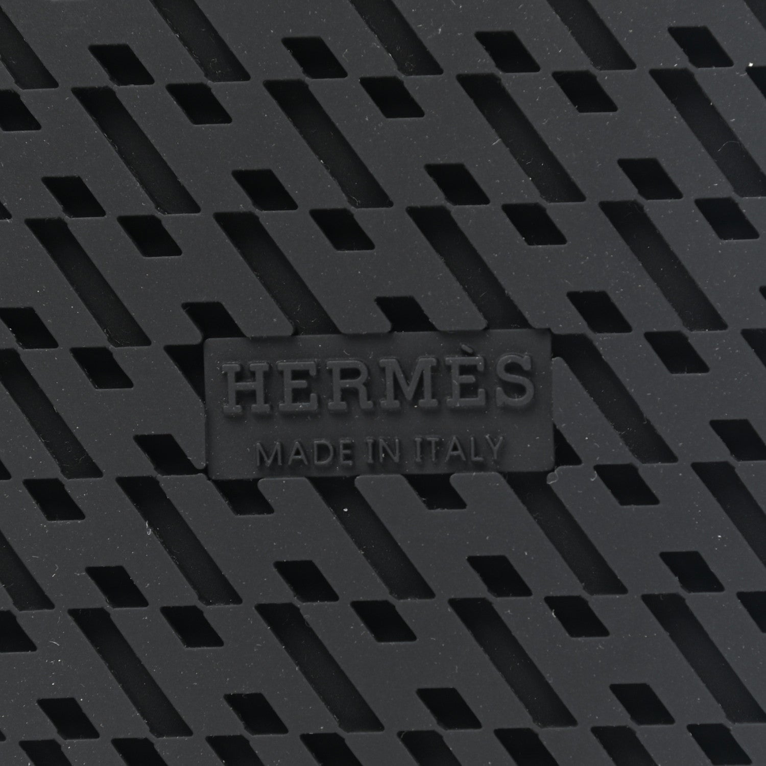 Hermes Calfskin Womens Chypre Sandals 36.5 Black 7 of 9