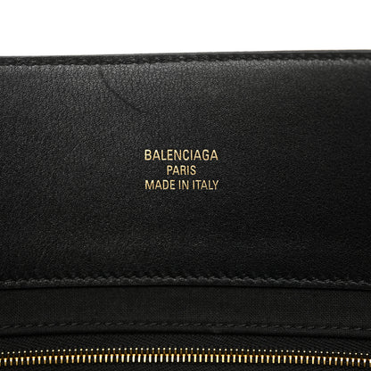 Balenciaga Soft Smooth Calfskin Large Duty Free Tote Black 6 of 13