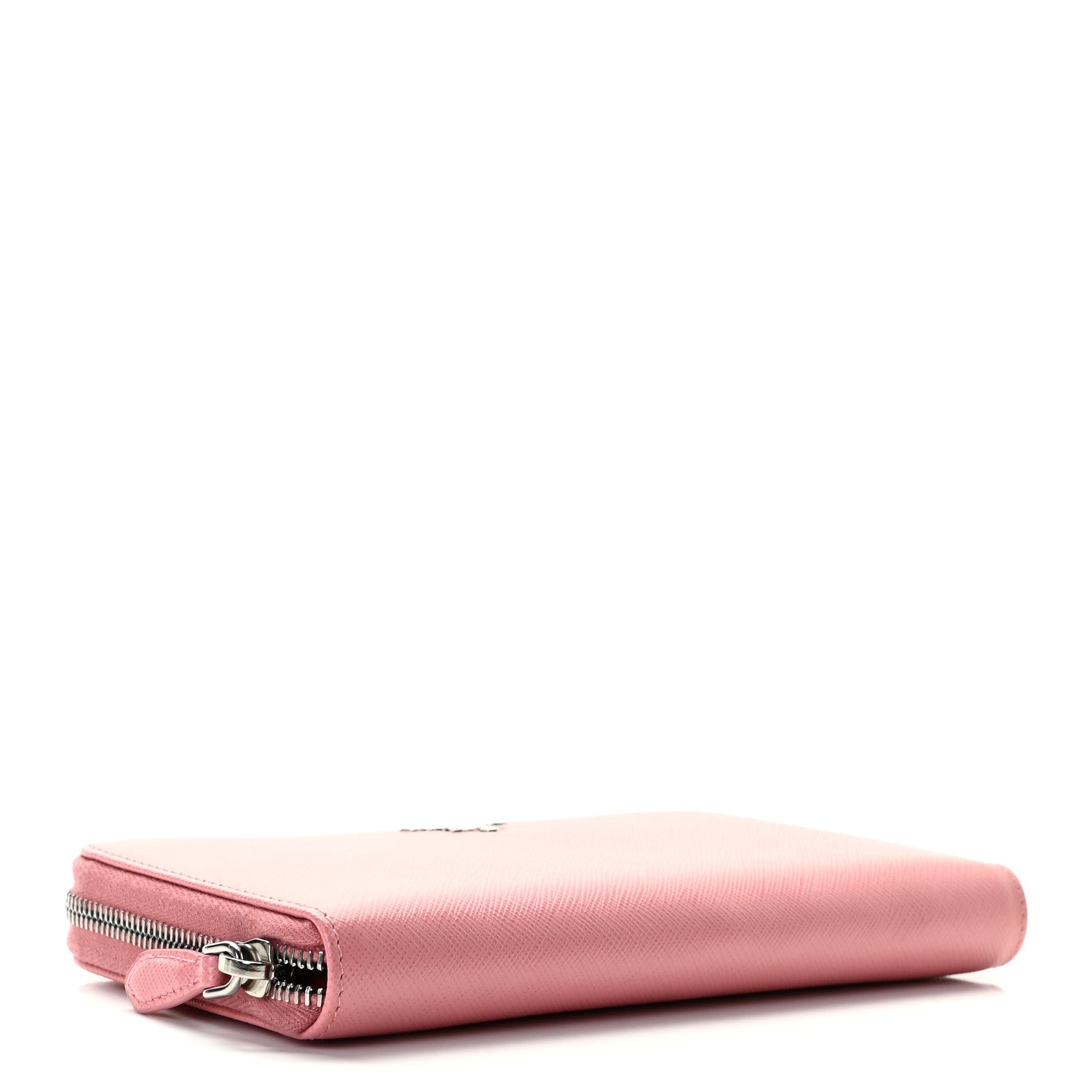 Prada Saffiano Colour Zip Around Wallet Petalo Fuoco 4 of 8