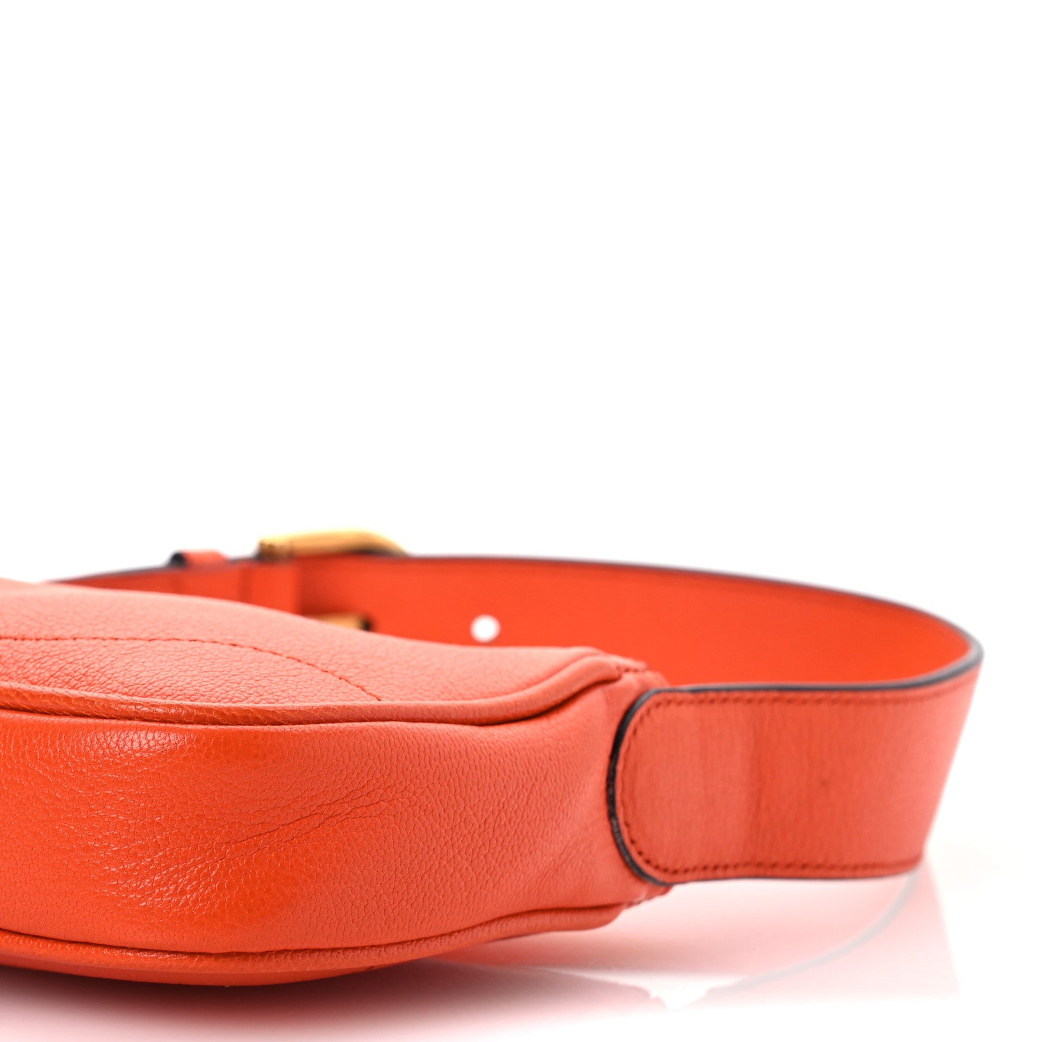 Gucci Goatskin Mini Aphrodite Shoulder Bag Orange 11 of 14