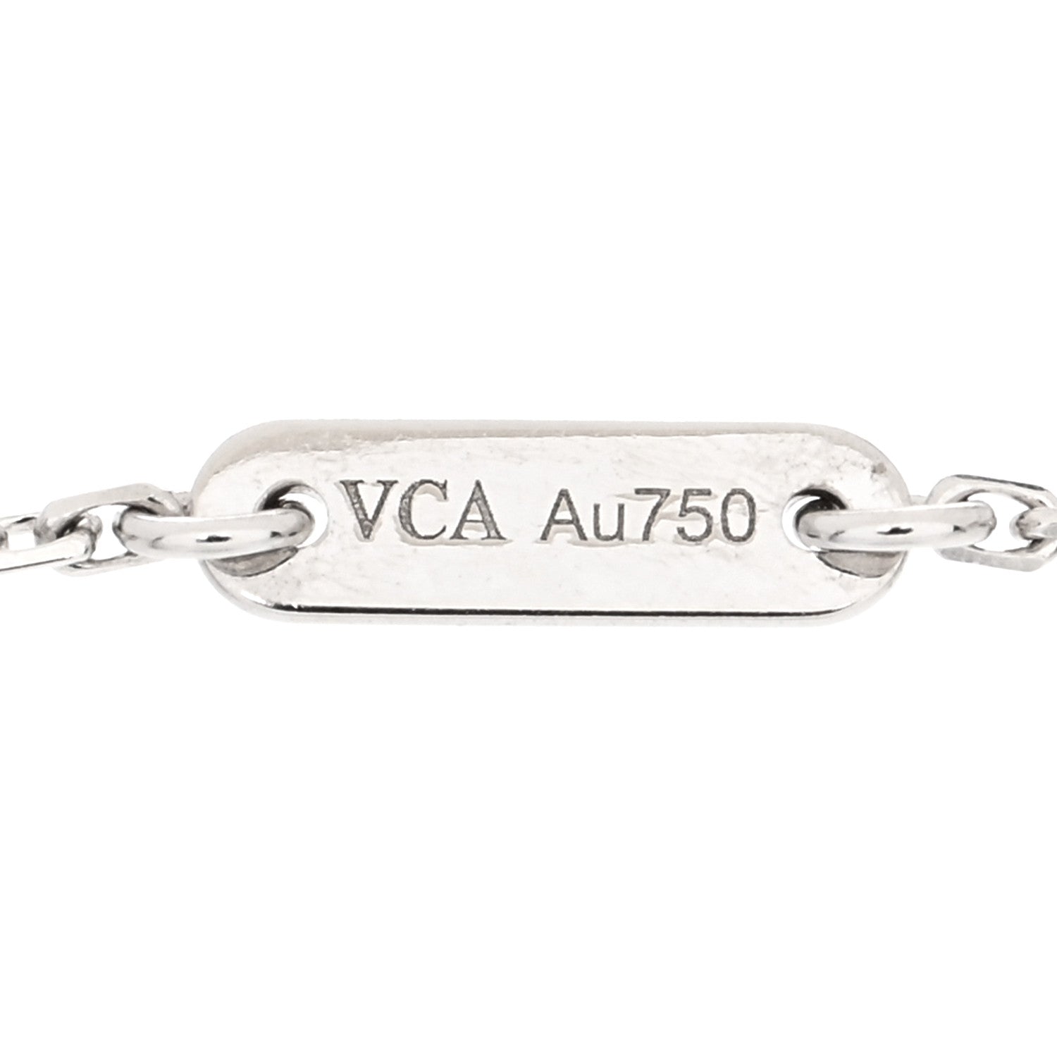 Van Cleef & Arpels 18K White Gold Turquoise Sweet Alhambra Butterfly Bracelet 4 of 5