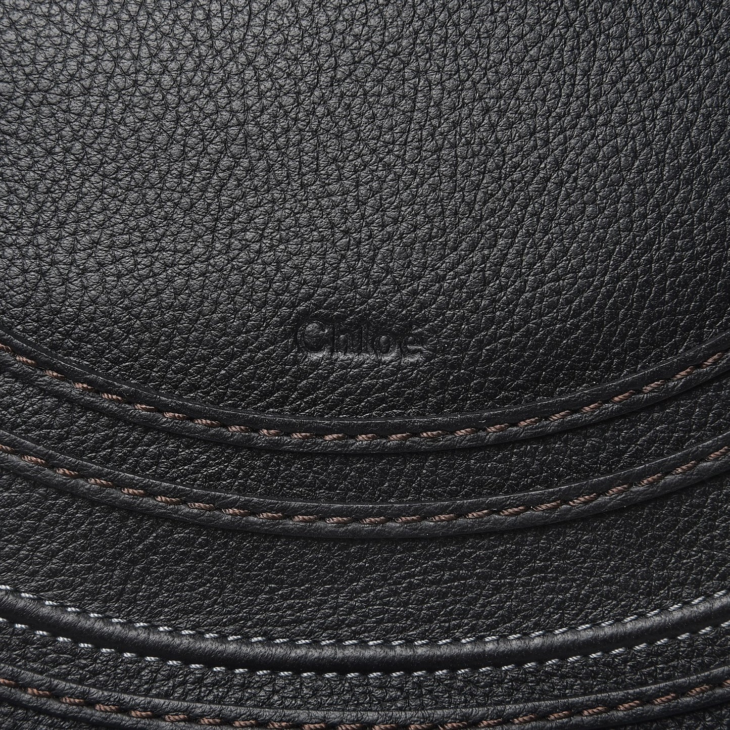 Calfskin Medium Marcie Round Crossbody Bag Black