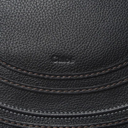 Chloe Calfskin Medium Marcie Round Crossbody Bag Black 8 of 8