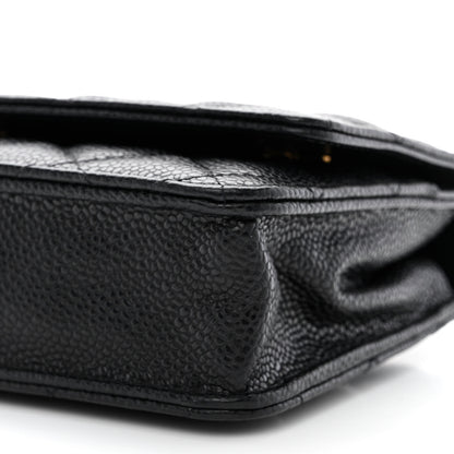 Chanel Caviar Quilted Wallet on Chain WOC Black 11 of 11
