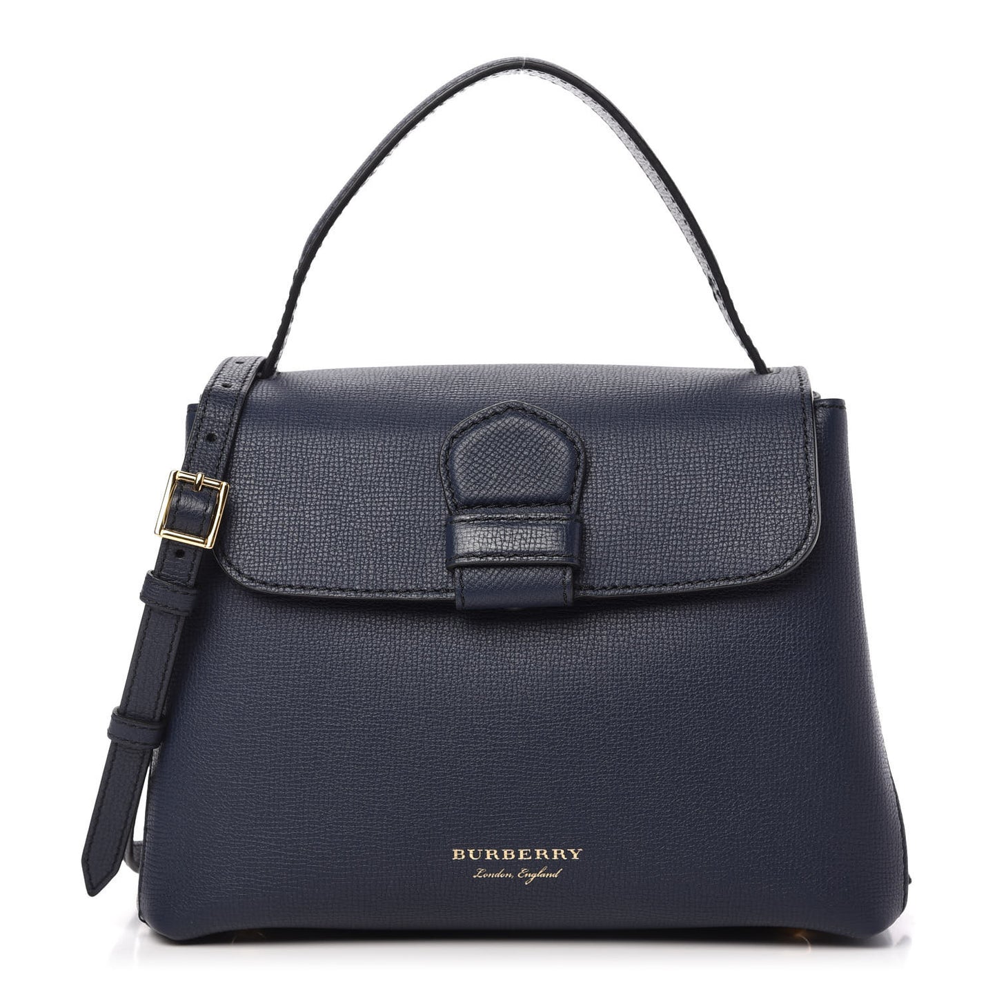 Derby Calfskin House Check Small Camberley Ink Blue