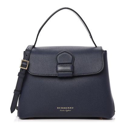 Burberry Derby Calfskin House Check Small Camberley Ink Blue 1 of 10