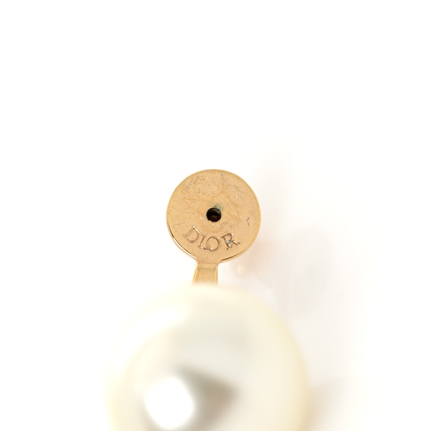 Double Pearl Earrings Gold